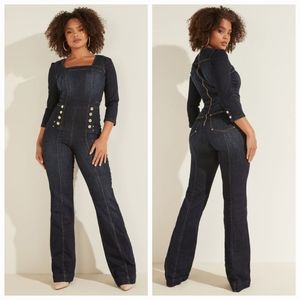 NWT GUESS  Blue Guitar Monic Jumpsuit